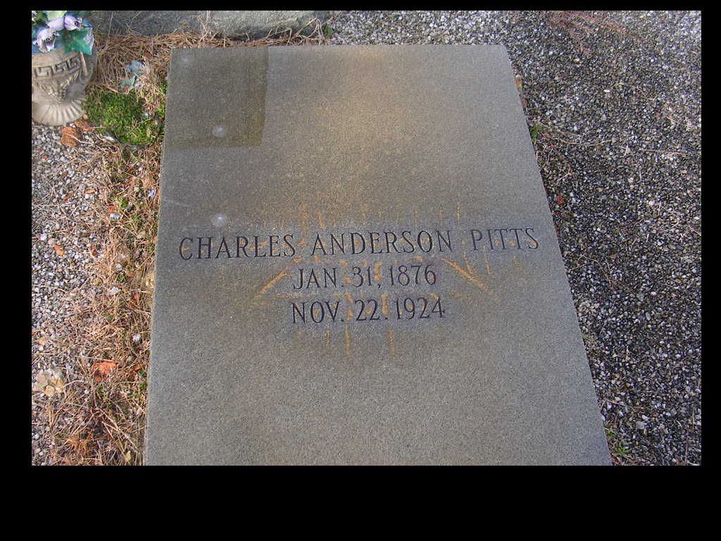 Charles Pitts Headstone